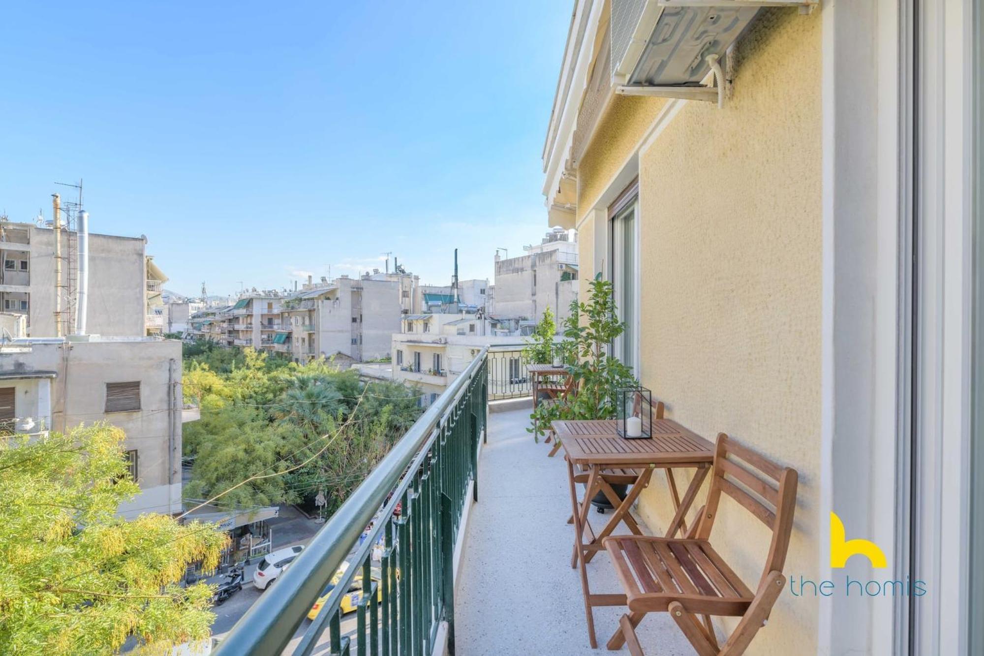 Sun-Splashed 2-Bdr Corner Apartment With Hillside Views! Athens Exterior photo